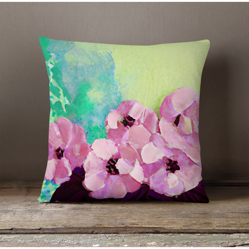 Throw Pillow, 16"H x 16"W, Pillow Cover Only - No Insert