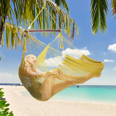 Plummer Soft-Spun Polyester Rope Hammock Hanging Chair