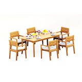 Vellore Outdoor - Piece Teak Dining Set