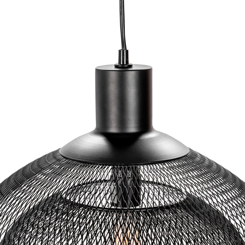 Gagliano 1 - Light Pendant, Black, 20.1" H x 18" W x 18" D