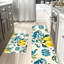 Tapis de cuisine bleu citron, 2 pièces, pour la cuisine et le salon