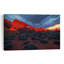 «Dramatic Red Arch Sunset», impression d'art dramatique coloré de paysage abstrait-693965306