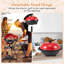 Barbecue électrique électrique 1350W antiadhésif à 4 températures pour le camping extérieur - rouge