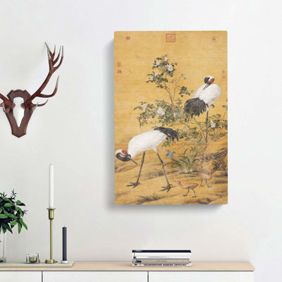 Cranes by Lang Shining - Wrapped Canvas