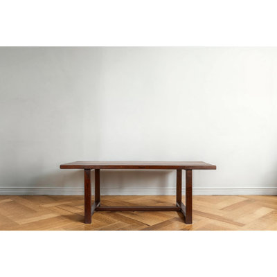 Blakely Elegant Acacia Wood Rectangular Dining Table by Millwood Pines