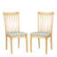 Side chair Set Rutland of Solid Wood