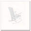 Chaise berçante robuste avec dossier à lattes classique-1485626142