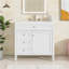 Meuble-lavabo de salle de bain avec lavabo, armoire de rangement pour salle de bain avec tiroir basculant, lavabo simple-916933547