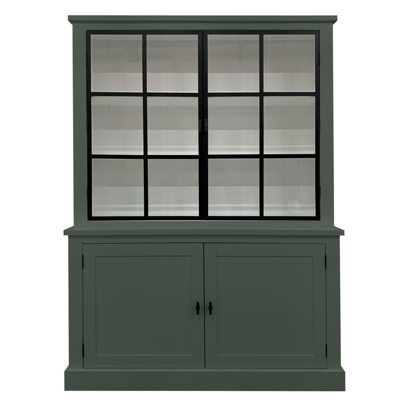 Mooneyham Display Cabinet, Cement Grey