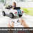 Licensed Ford Shelby GT 350 Kids Ride On Car, 12V Battery Powered Electric Vehicle with Remote Control, Adjustable Speed, MP3 Player, Smooth Start, LED Lights for Kids Ages 3-6, White-116920912