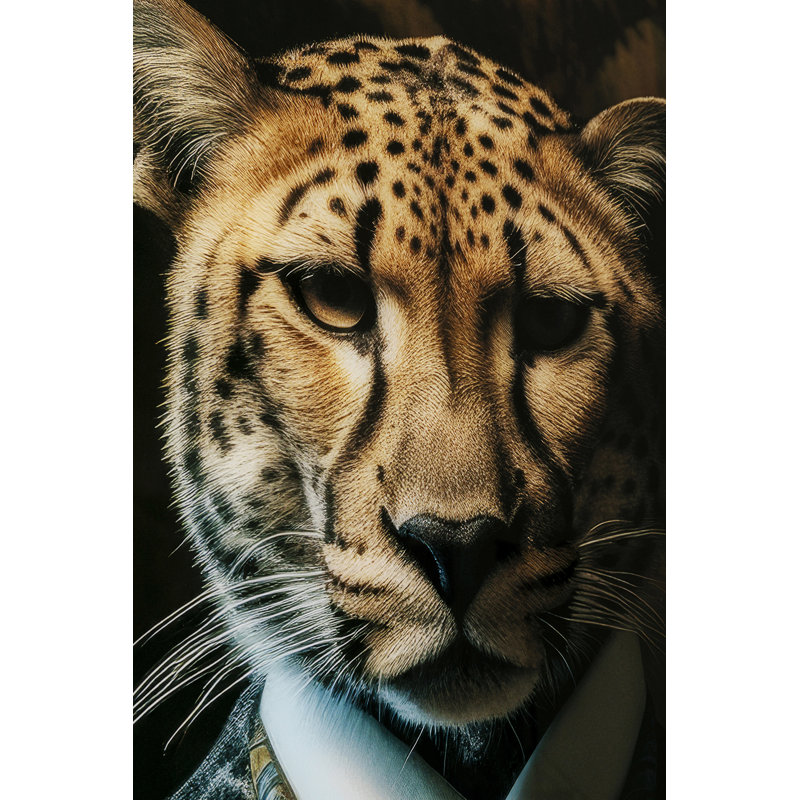 Mister Leo Print on Glass