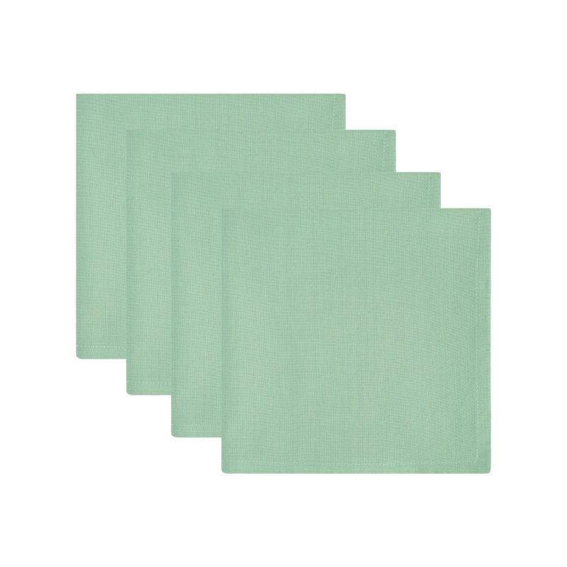 Cotton Napkin Set/4, Pistachio Green