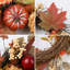 Couronne d'automne 18 po pour porte d'entrée avec tournesols, citrouilles, pommes de pin et baies