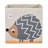 3 Sprouts - Toy Storage Cube for Baby and Kids - Hedgehog