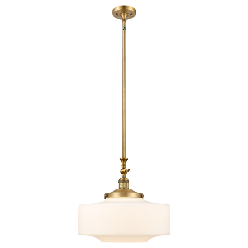 Mini-luminaire suspendu inclinable 12 lumières Franklin Restoration - Lainee - ampoule DEL - finition chrome - abat-jour blanc