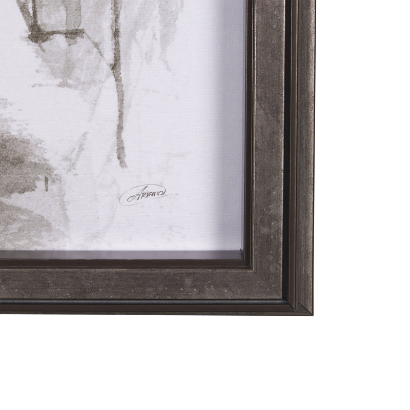 Blossoming Tree II a Hand Embelished Textured Framed Art Print