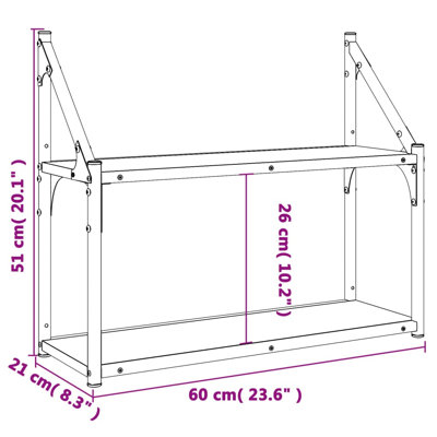 Lukats 2 -Piece Tiered Shelf