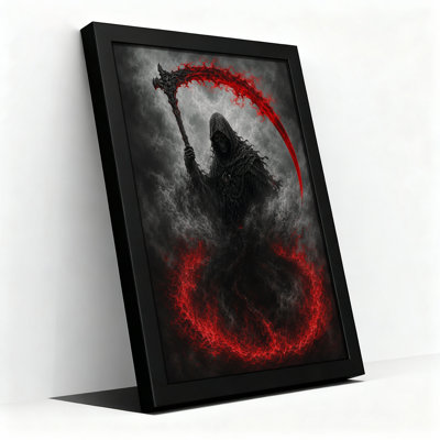«Dark Fantasy», art mural sur toile d'Halloween