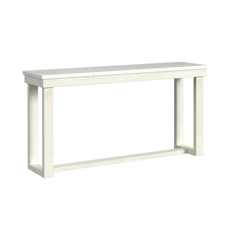 Jocelyn Sofa Table in Brushed White