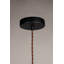 Luminaire suspendu cylindrique simple 1 lumière Poppy