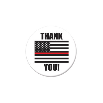 Merci! Bouton pompiers