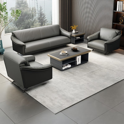Light luxury sofa tea table combination