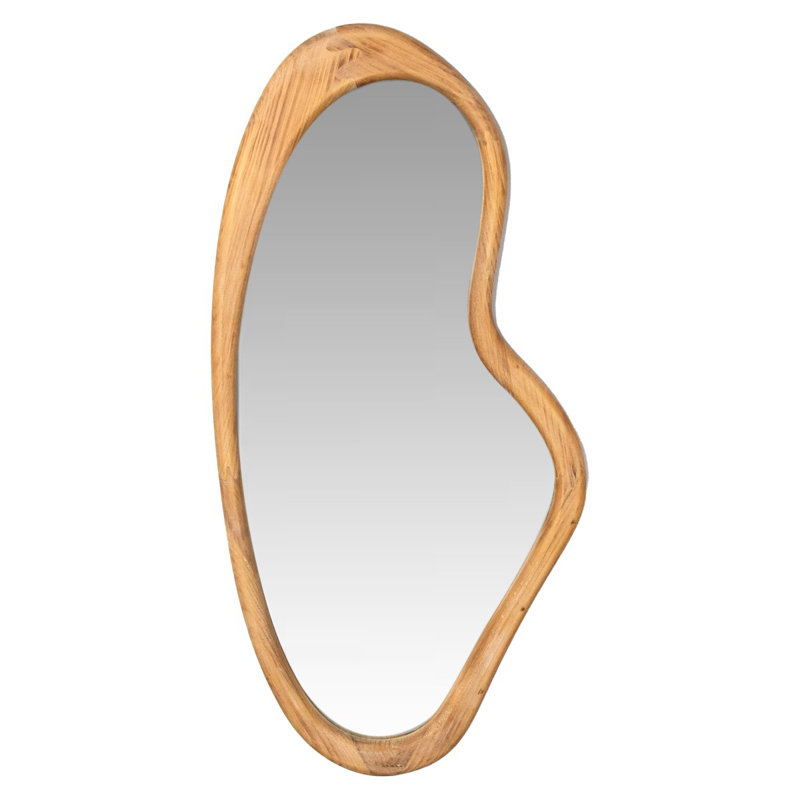 Ashbourne Glass And Wood Rectangle Mirror