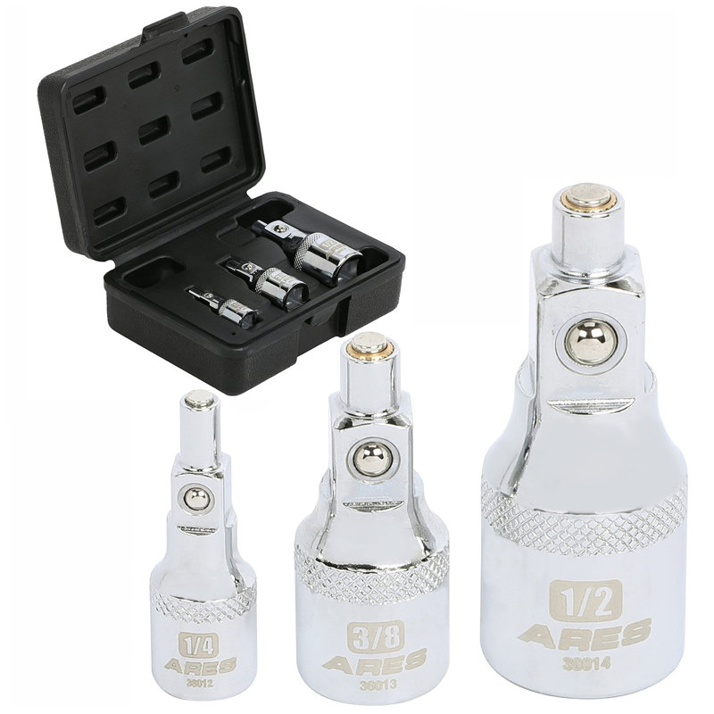 3-Piece Magnet Socket Extension Adapter Set