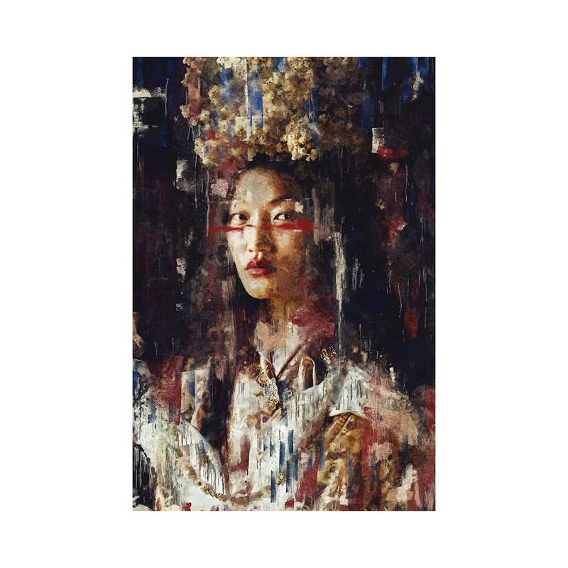 Abstract United Colors XXVI 1 Piece Wall Art on Canvas, 66.04 cm H x 45.72 cm W