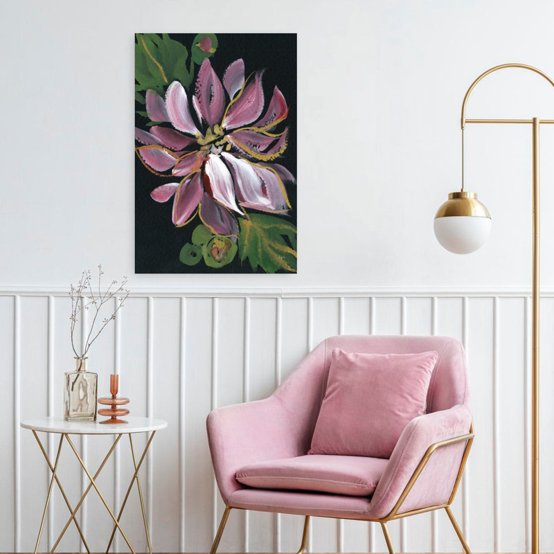 Contemporary Art Contemporary Flower Art by Kristy Rice - Wrapped Canvas Print, 60.96 cm H x 40.64 cm W