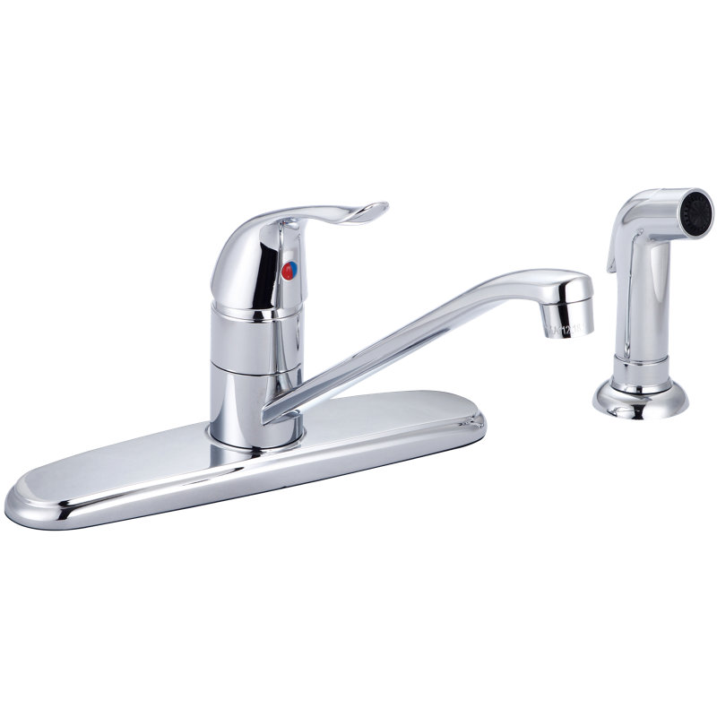 Banner Faucets Kitchen Faucet with Side Spray, Chrome