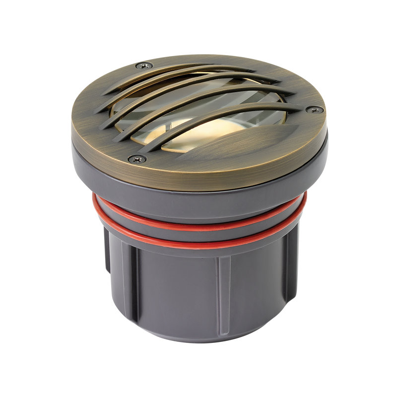 Puits de lumière bronze mat pour barbecue, Halogène, 50 W
