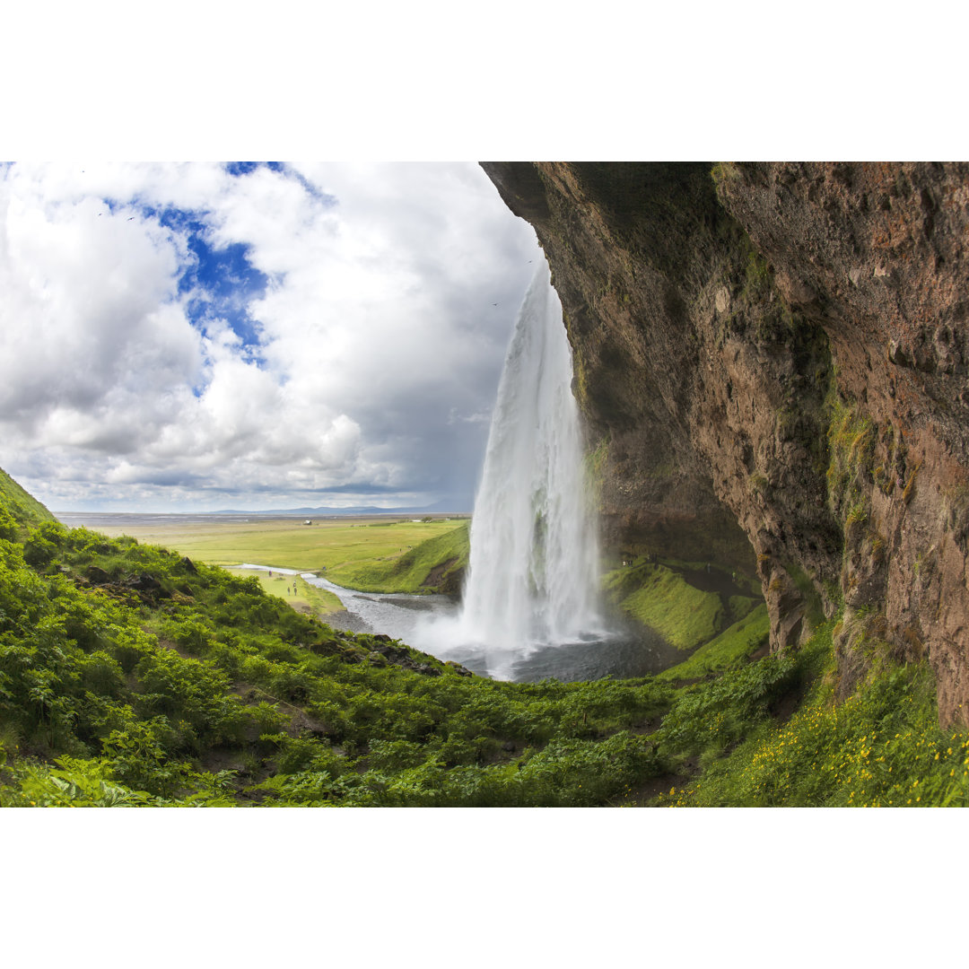 Seljalandfoss Wasserfall - Druck