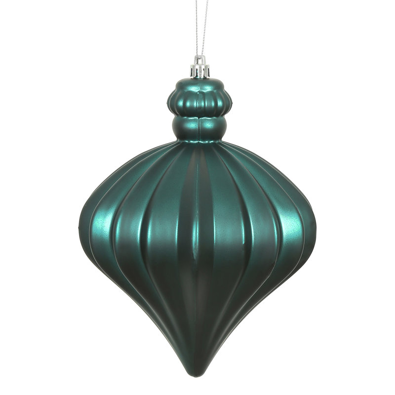 Ornement de Noël oignon 6 po, Bleu mer