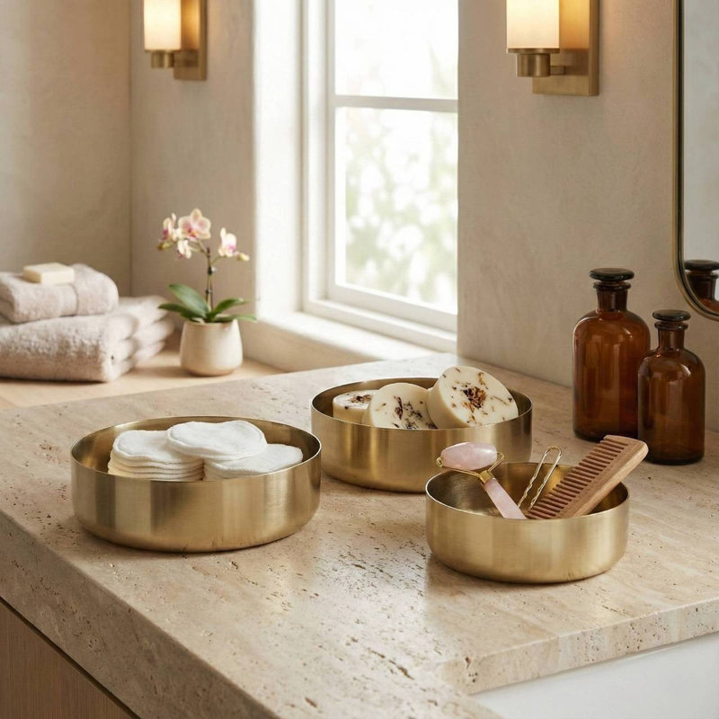 Canora Grey Metal Serving Bowl