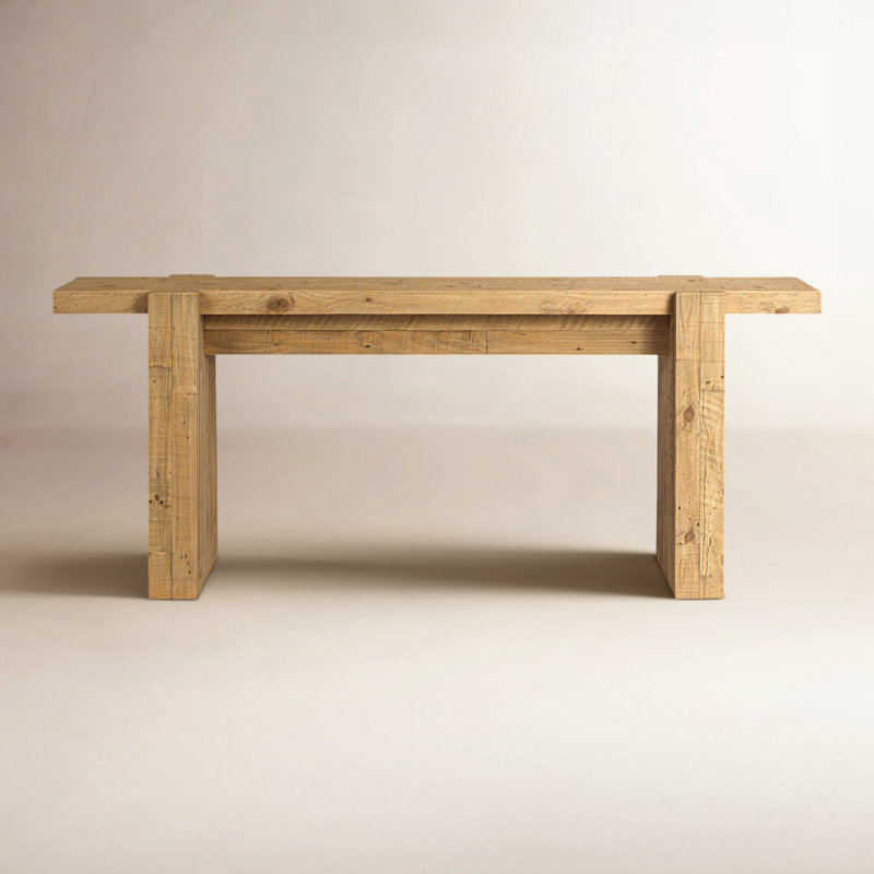 PEROT 78'' W Solid Wood Console Table