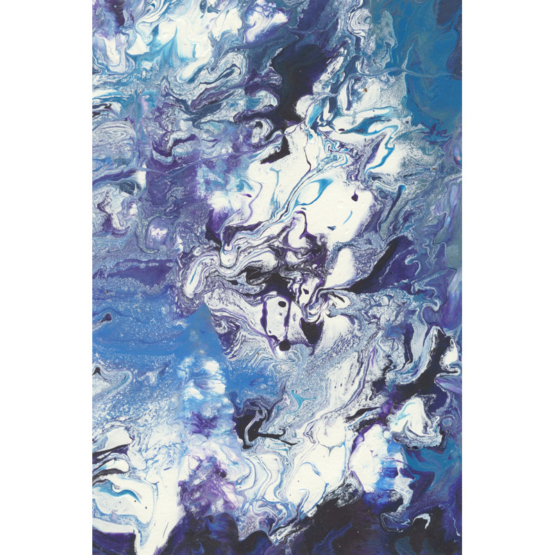 Meandering Mulberry II - Wrapped Canvas Print, 46cm H x 30cm W x 3.8cm D