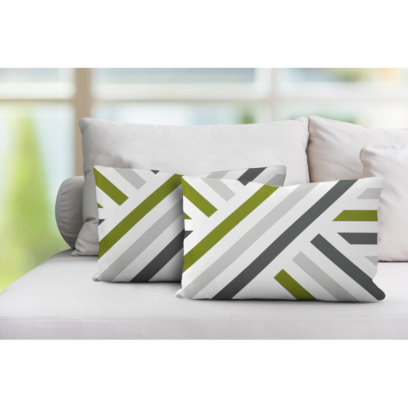  Coussin décoratif intérieur / extérieur sans ajout décoratif, Chartreuse