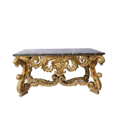 Rosia 69.29'' W Marble Console Table