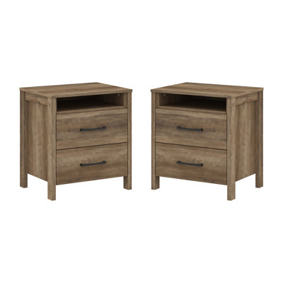 Chabot Modern 2-Drawer Nightstand Set Of 2