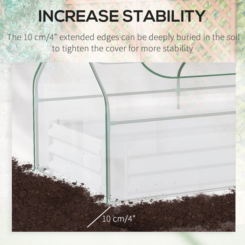 6 Ft W x 3 Ft D Mini Greenhouse