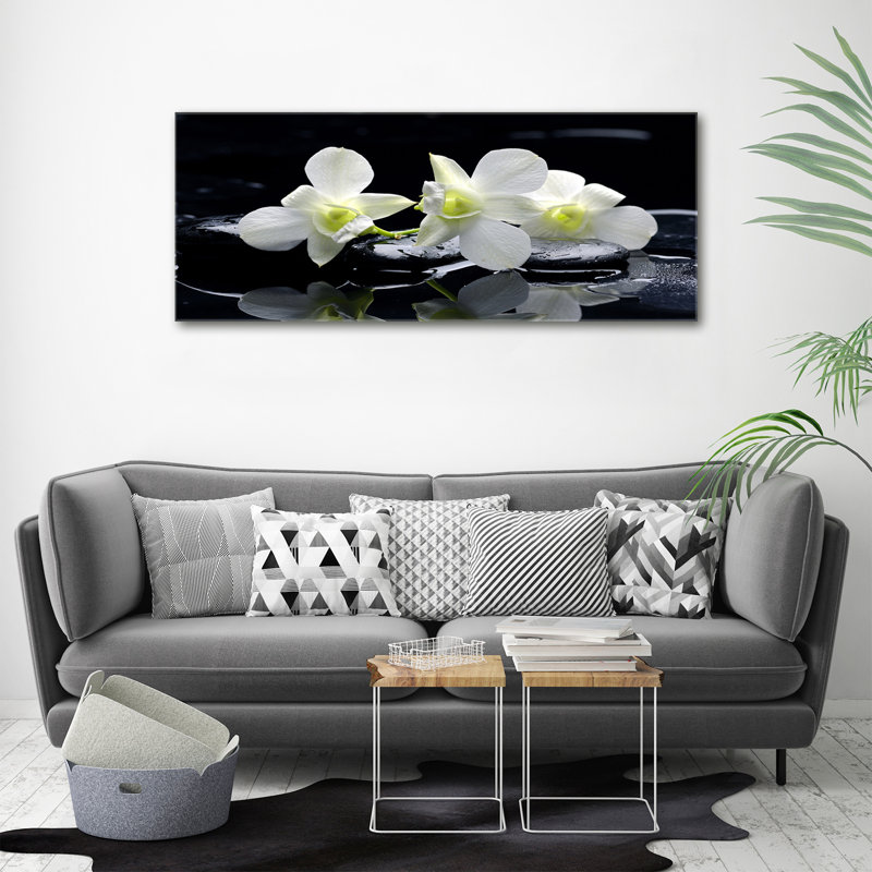 Orchid - Wrapped Canvas Print, 50cm H x 125cm W x 2cm D, Canvas