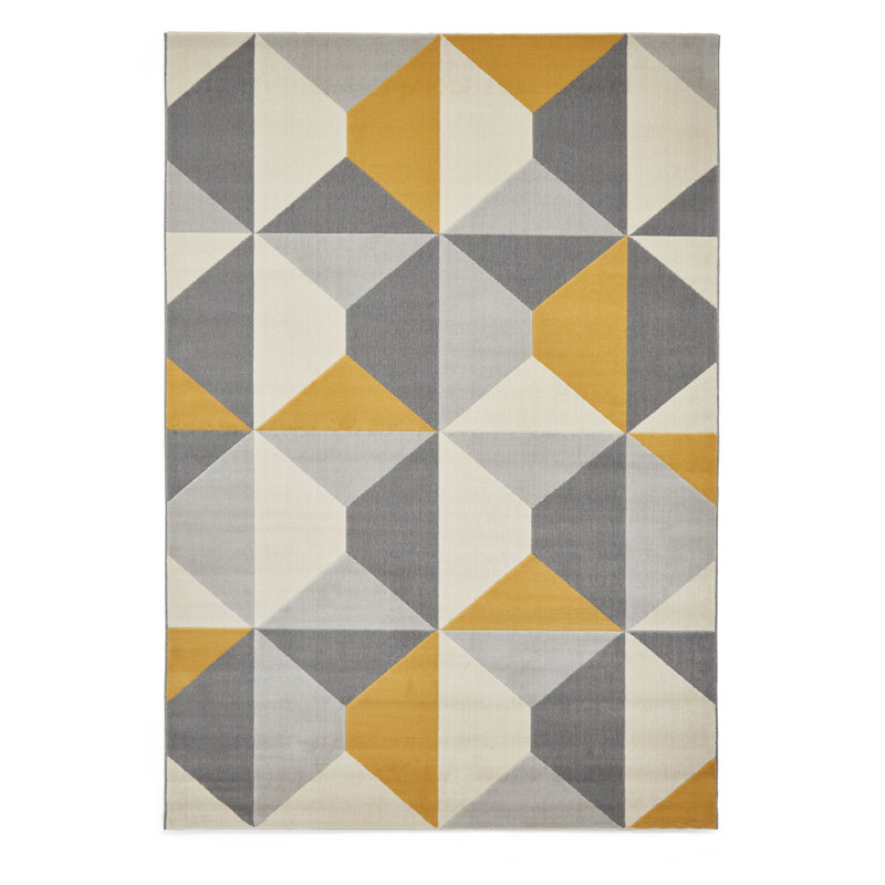 Hayly Geometric Area Rug, Rectangle 160 x 230 cm