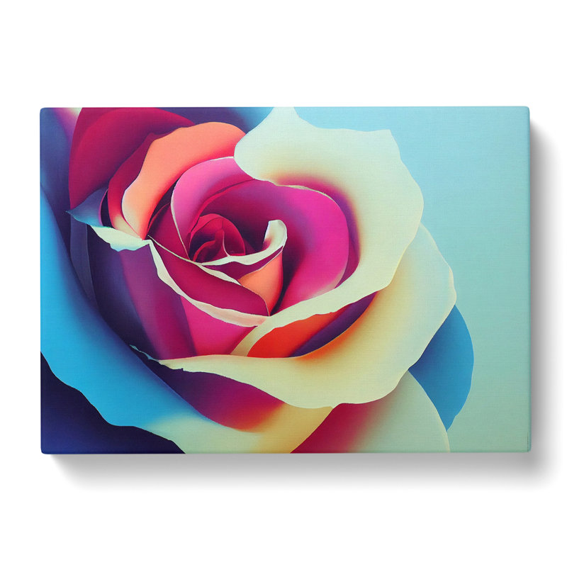 Rose Flower Vol.1 - Wrapped Canvas Print, 50cm H x 76cm W x 3cm D