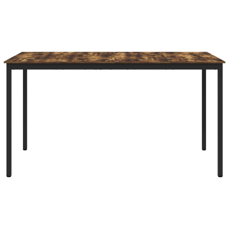 Standing Bar Table Engineered Wood, 105cmH x 200cmL x 100cmW, Walnut