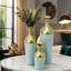 Decorative Metal Vases Set of 3 Leaf Pattern Floor Vases Tall Cylindrical Honeycomb Texture Living Room Entryway