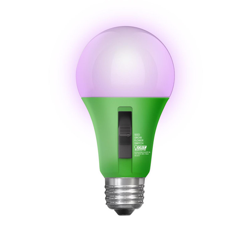Feit A21 E26 (moyen) lumière de croissance à DEL changeant de couleur équivalente 17 watts 1 paquet