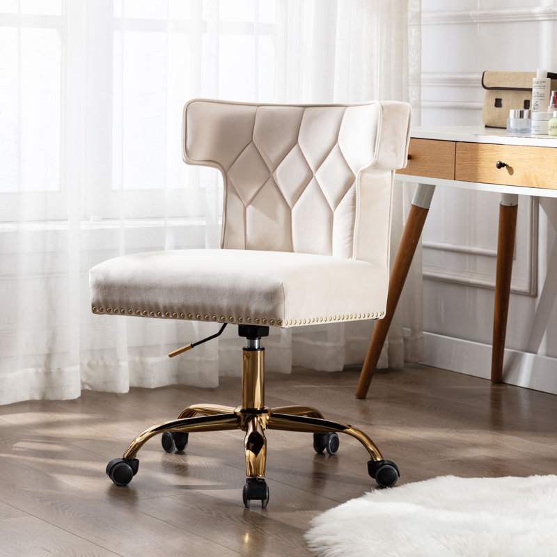 Chaise de travail gager, Beige