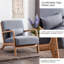 Upholstered Linen Armchair-170864839