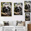 Loeda Sloth Portrait Vibrant, reproduction d'art sur toile-101001721-101001702